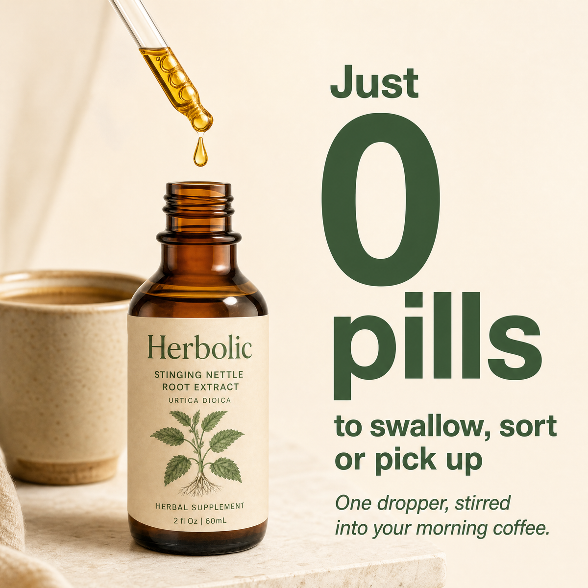 Herbolic's Stinging Nettle Root Drops