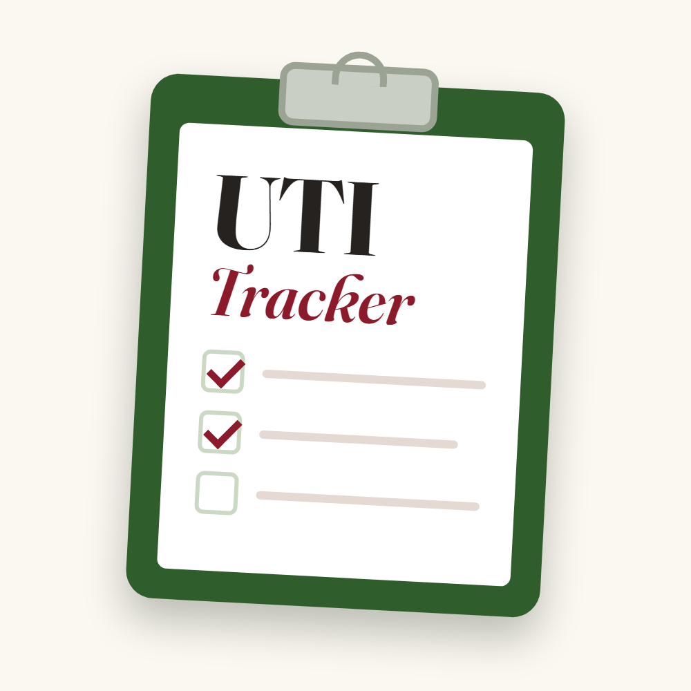 Printable UTI Tracker